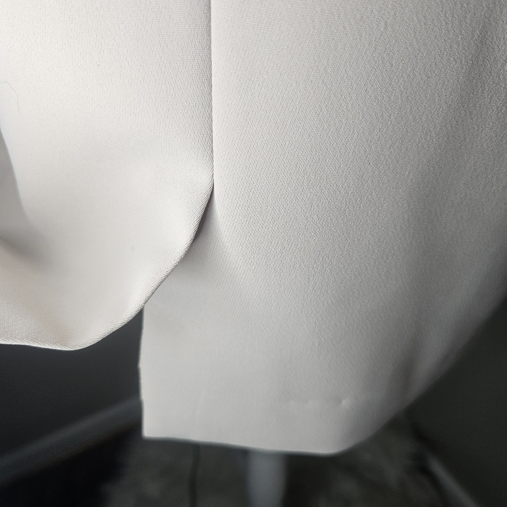Daxi Retro Styling Greige Double Breasted Tailored Blazer Minimalist Normcore - Picture 7 of 10